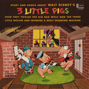ST-1910 Story And Songs About Walt Disney's 3 Little Pigs